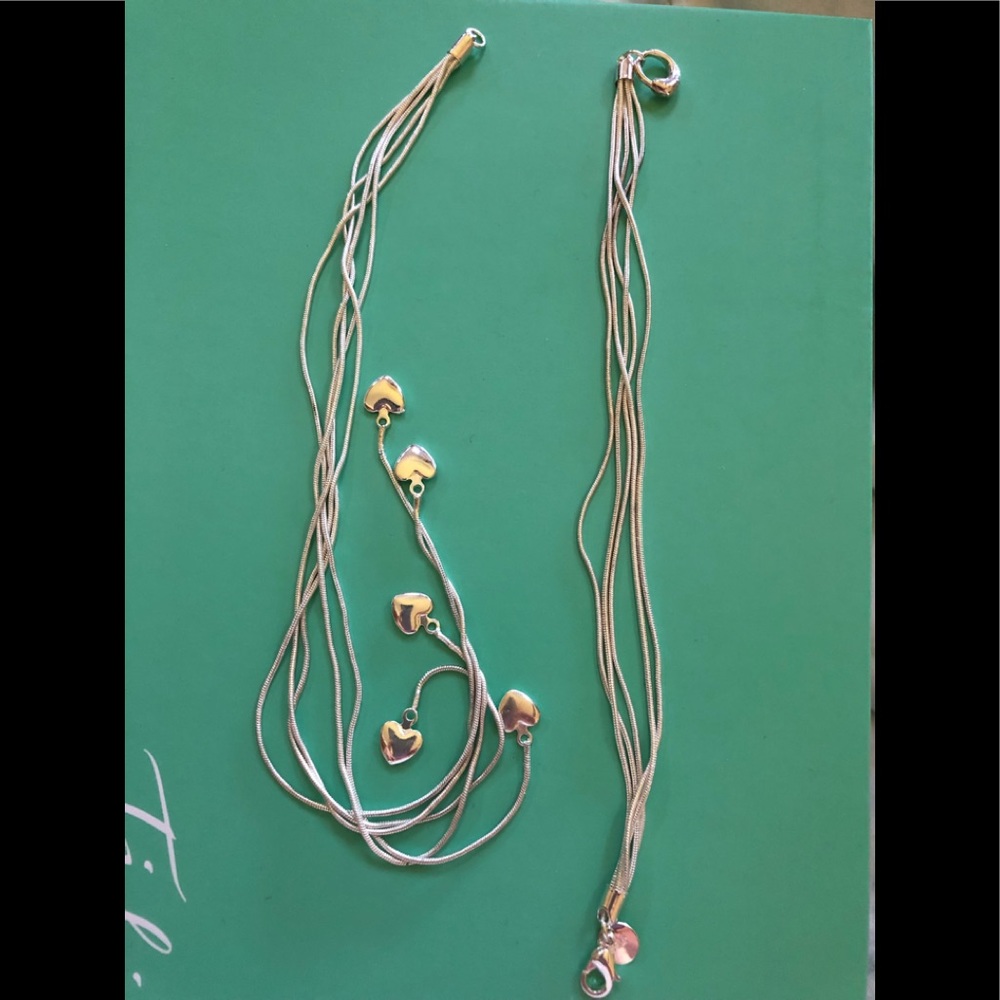 2 piece bracelet /make into Lariat  necklace